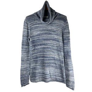 Columbia Sportswear Blue Knit Turtleneck Sweater, Women's Size Medium